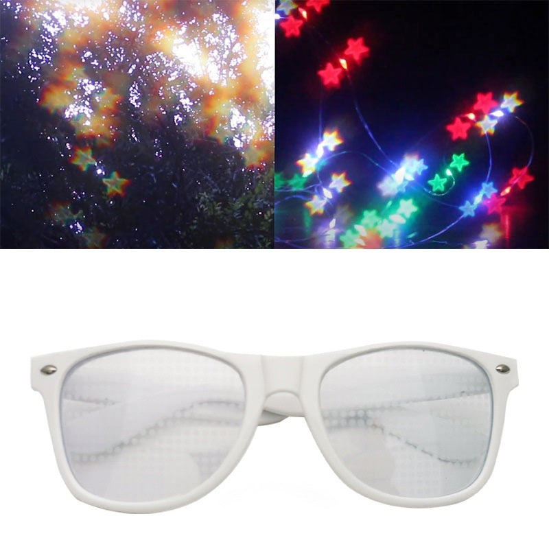 Fireworks Glasses Diffraction Love Special Effect
