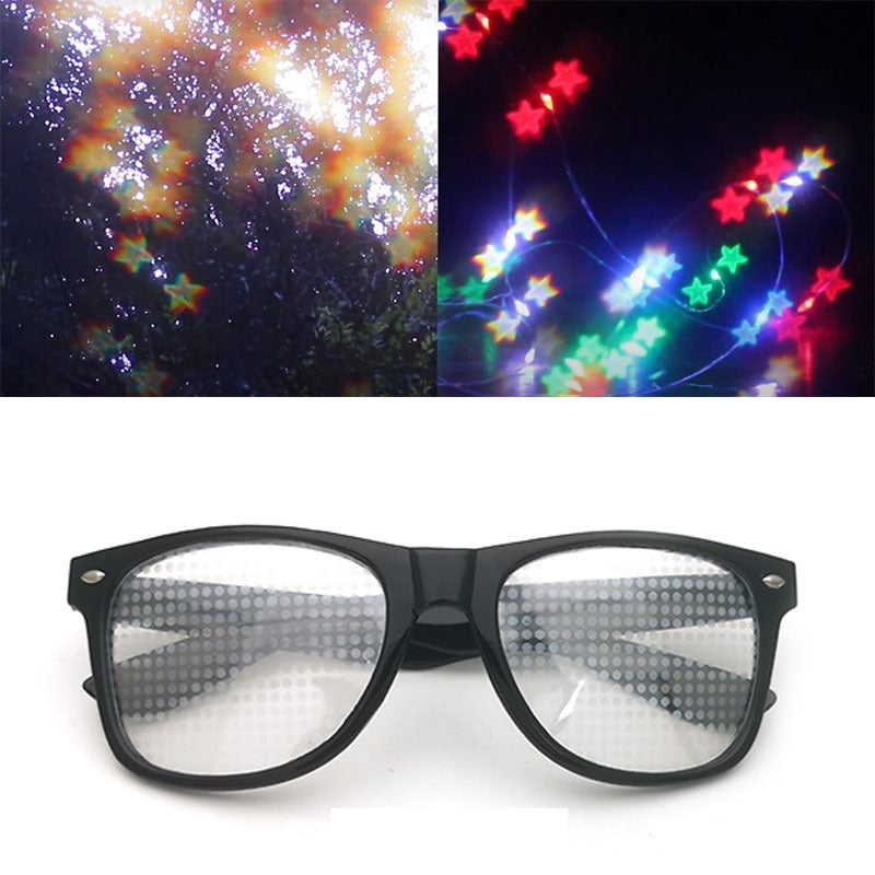 Fireworks Glasses Diffraction Love Special Effect