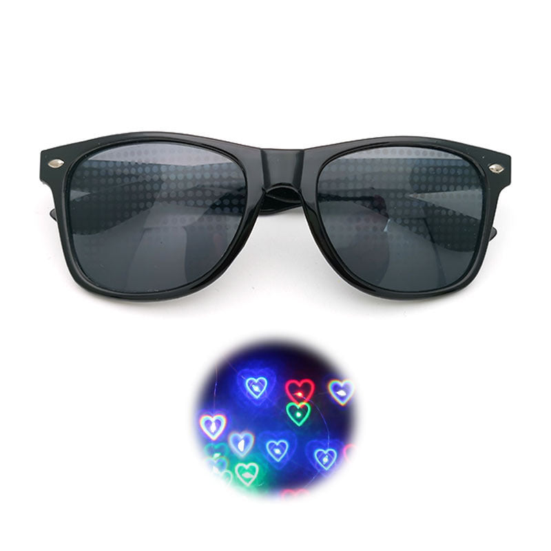 Fireworks Glasses Diffraction Love Special Effect