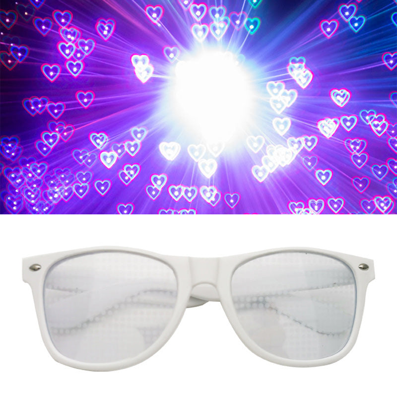 Fireworks Glasses Diffraction Love Special Effect