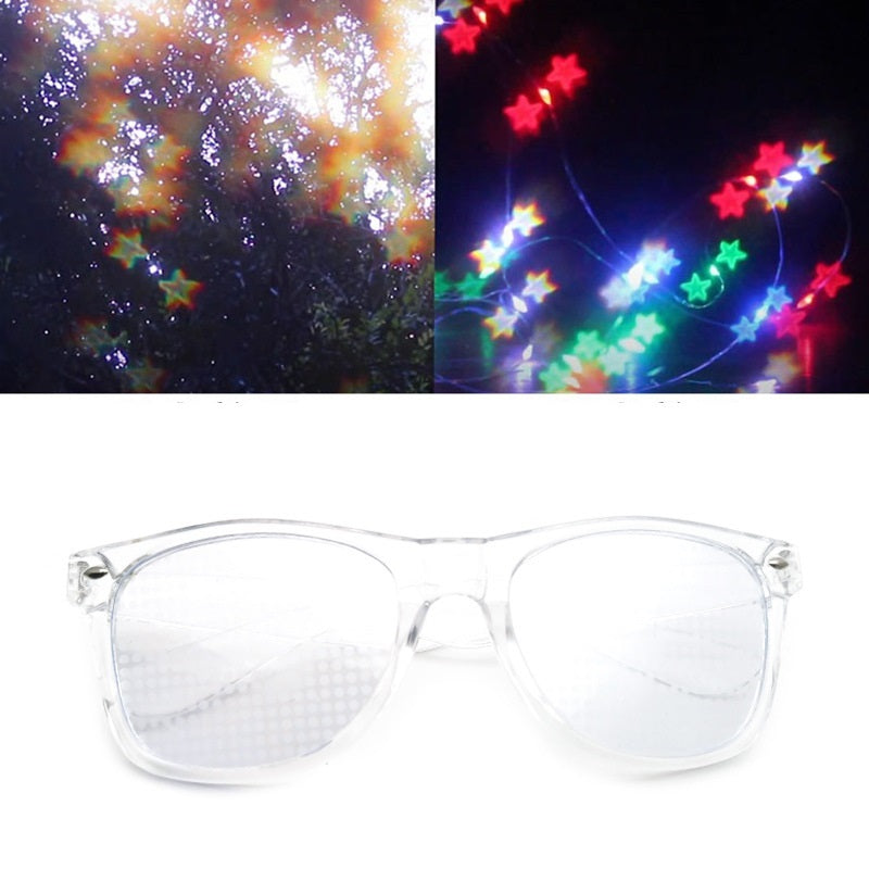 Fireworks Glasses Diffraction Love Special Effect