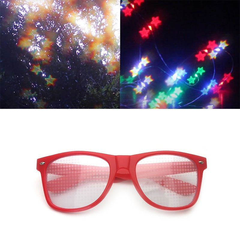 Fireworks Glasses Diffraction Love Special Effect