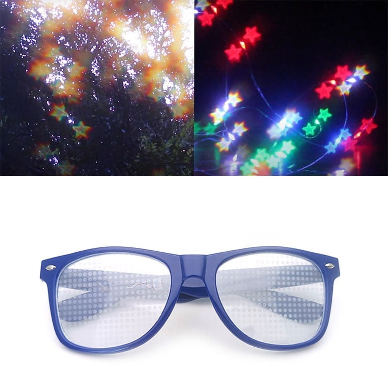 Fireworks Glasses Diffraction Love Special Effect
